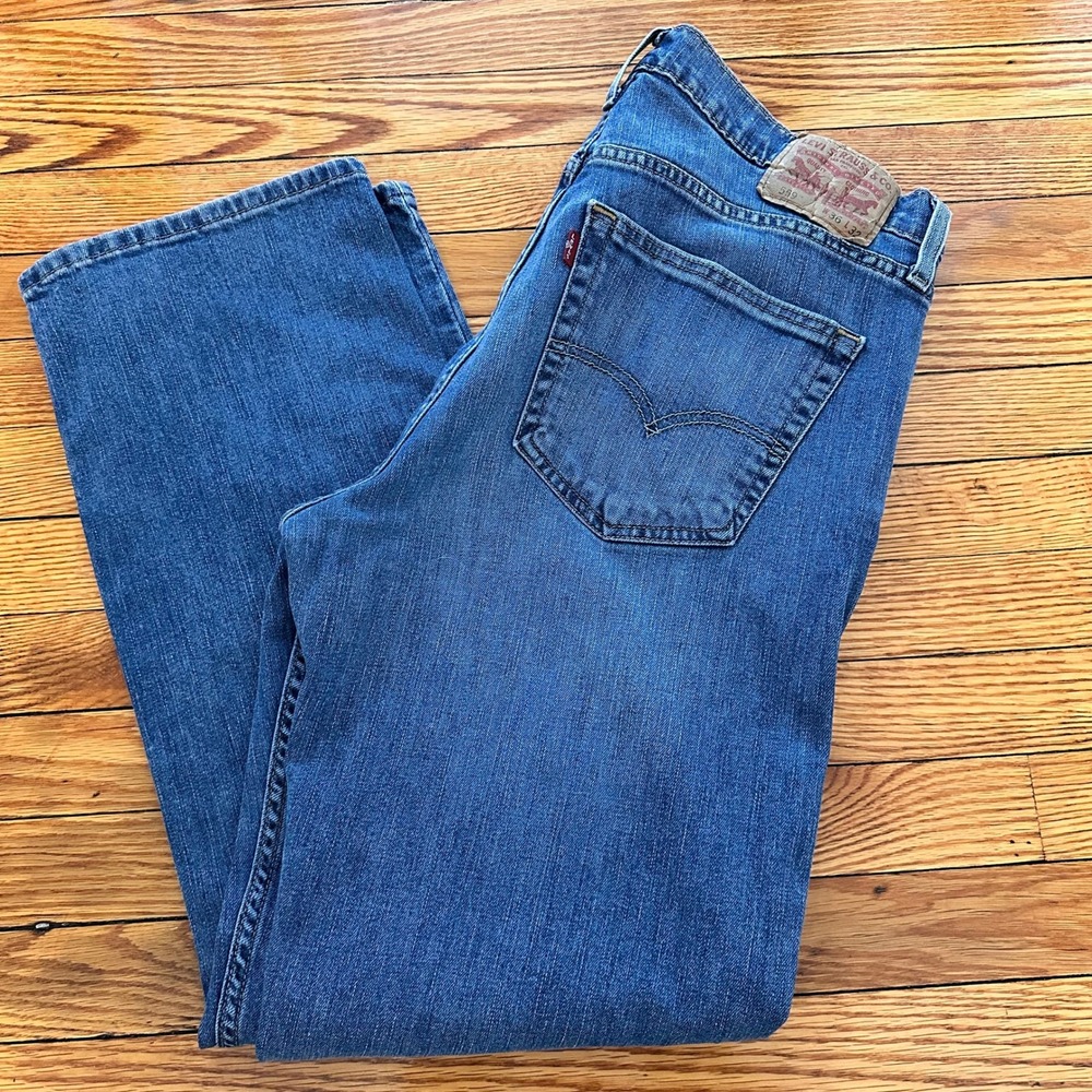 Levis 559 Relaxed Straight Jeans Mens 36x32 Blue Medium Wash